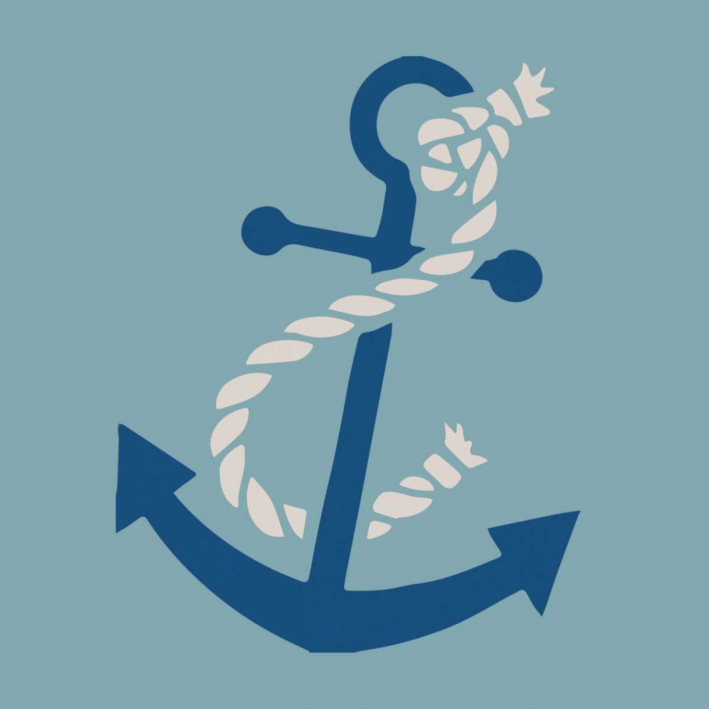 Saphire Anchor art print by Melody Hogan for $57.95 CAD