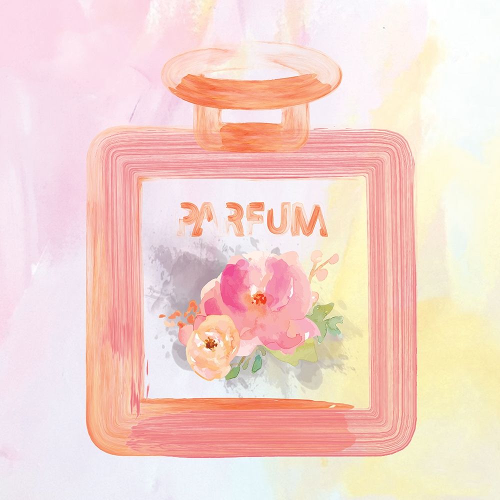 Watercolor Perfume Bottles Flowers 1 art print by Melody Hogan for $57.95 CAD