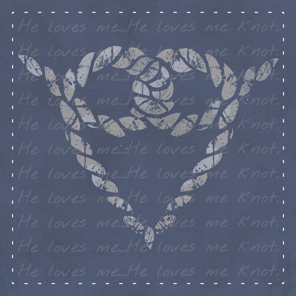 He Loves Me Knot art print by Melody Hogan for $57.95 CAD