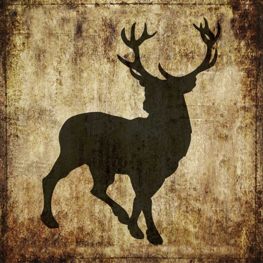 Barbwire Deer art print by Melody Hogan for $57.95 CAD