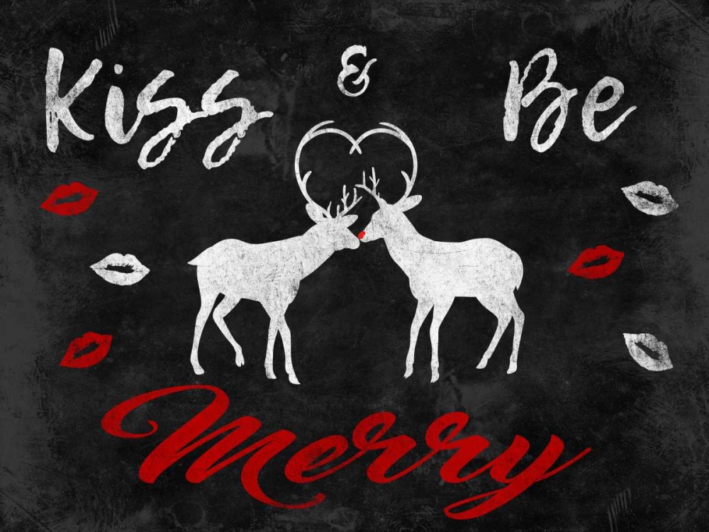 Merry Kissmas art print by Marcus Prime for $57.95 CAD