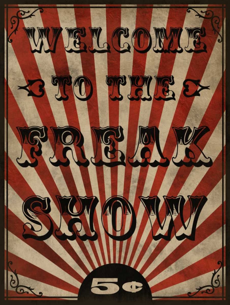 Freak Show art print by Marcus Prime for $57.95 CAD