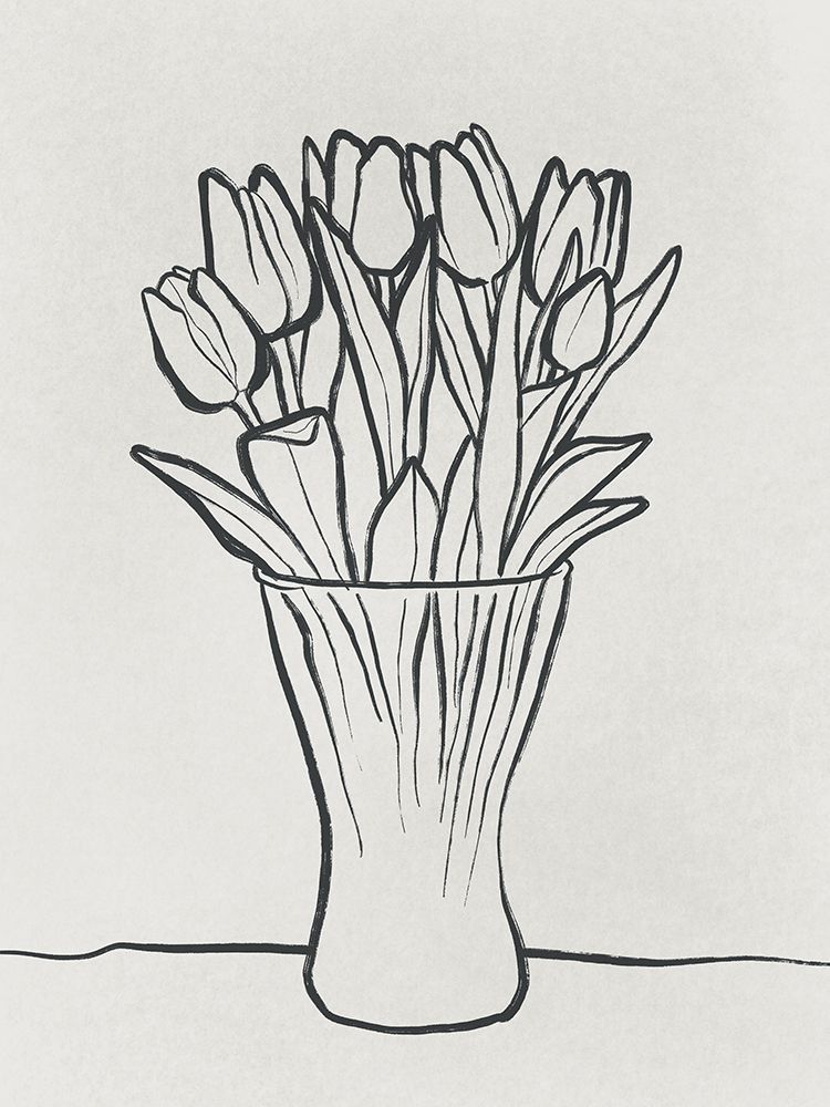 Illustrated Vase art print by Marcus Prime for $57.95 CAD