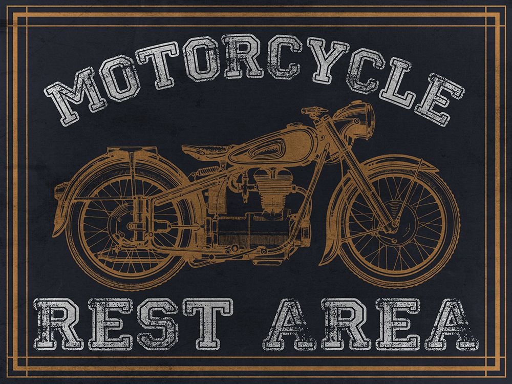 Motorcycle Rest Area art print by Marcus Prime for $57.95 CAD
