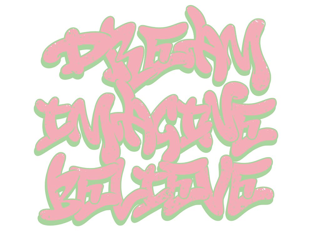 Dream Imagine Believe art print by Marcus Prime for $57.95 CAD
