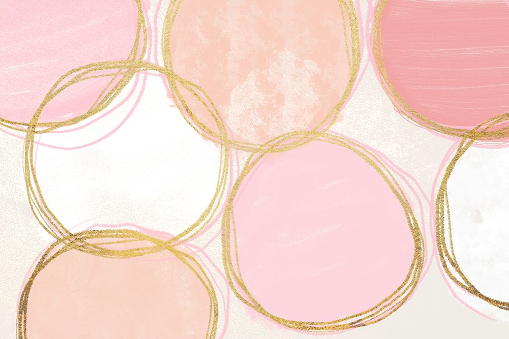 Blush Drawing Circles art print by Marcus Prime for $57.95 CAD