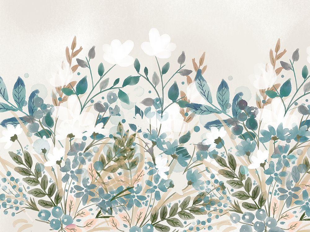 Soft Garden Florals art print by Marcus Prime for $57.95 CAD