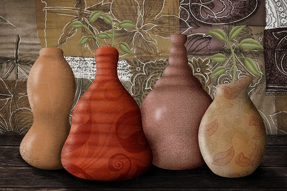 Extravagant Growth Vases 1 art print by Marcus Prime for $57.95 CAD