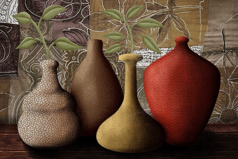 Extravagant Growth Vases 2 art print by Marcus Prime for $57.95 CAD