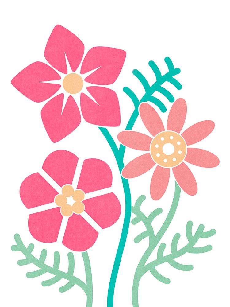 Vintage Split Blooms V2 art print by Marcus Prime for $57.95 CAD
