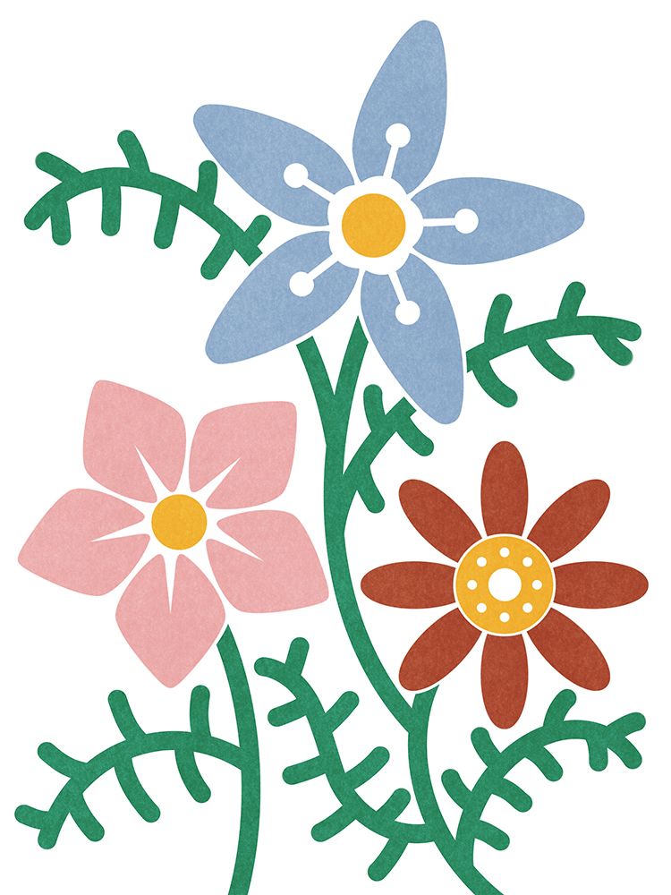 Vintage Split Blooms 2 art print by Marcus Prime for $57.95 CAD