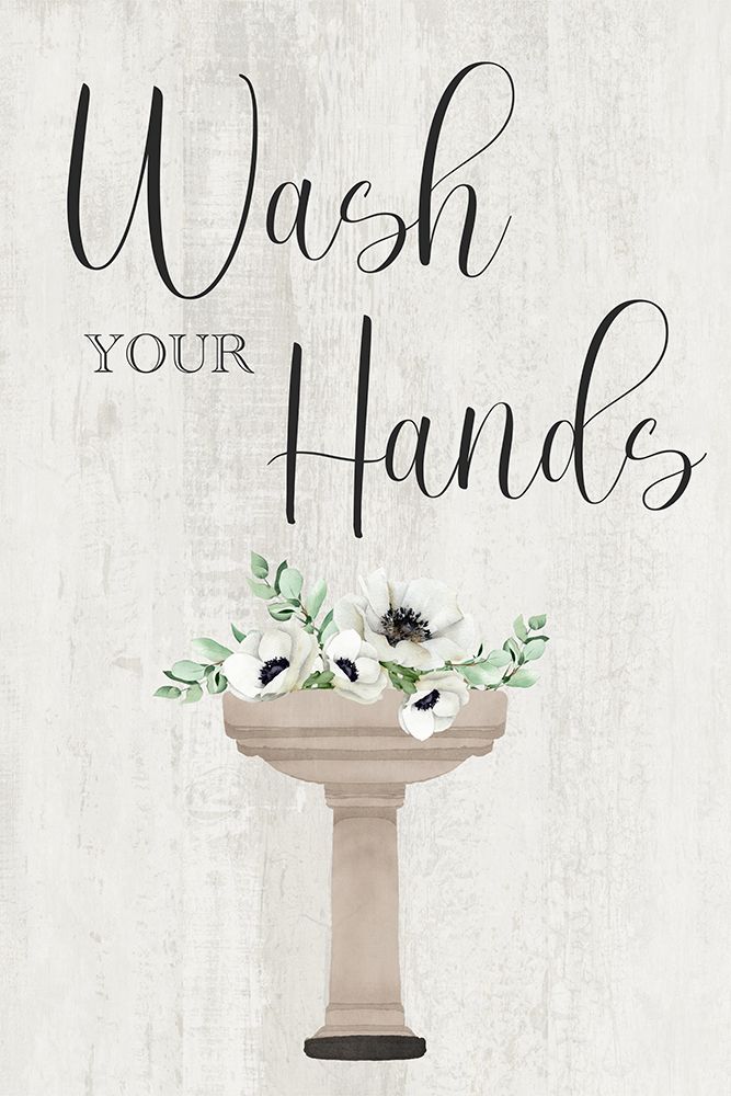 Wash Your Hands art print by Marcus Prime for $57.95 CAD