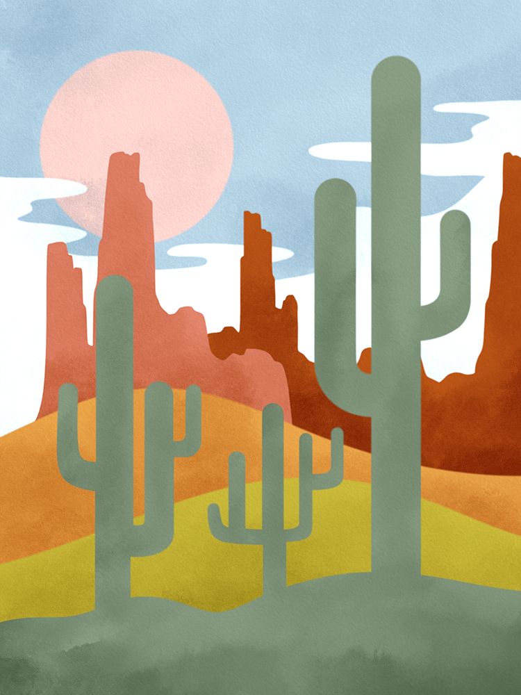 Western Oasis art print by Marcus Prime for $57.95 CAD