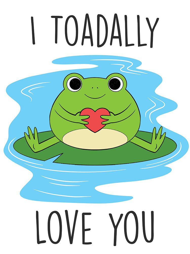 Toadally Love You art print by Marcus Prime for $57.95 CAD