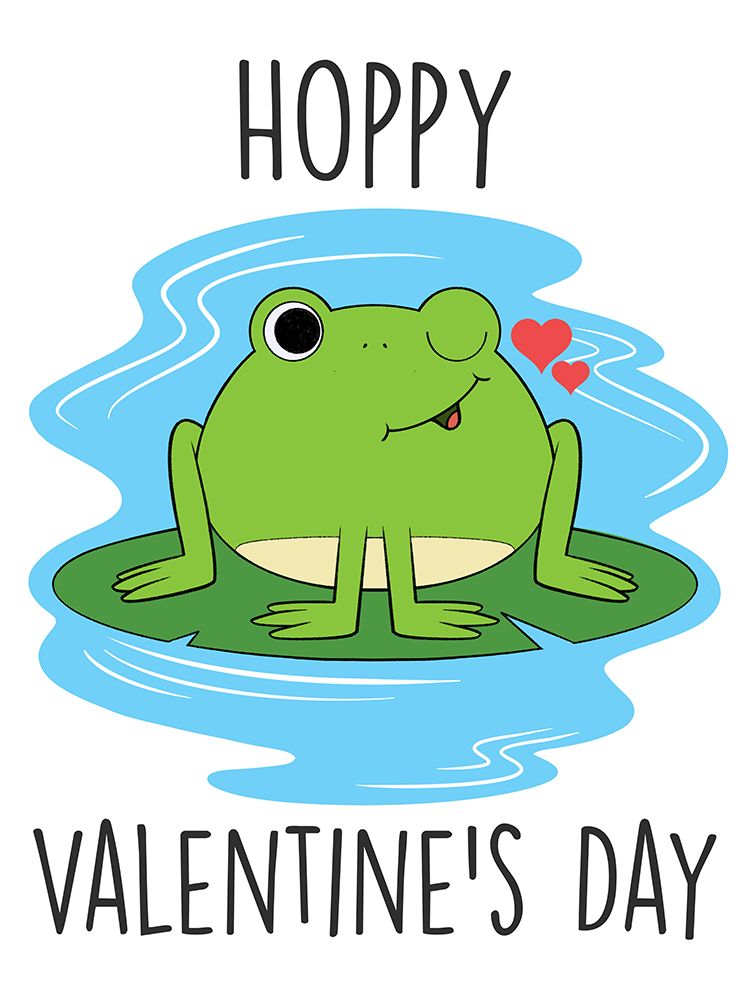 Hoppy Valentines Day art print by Marcus Prime for $57.95 CAD