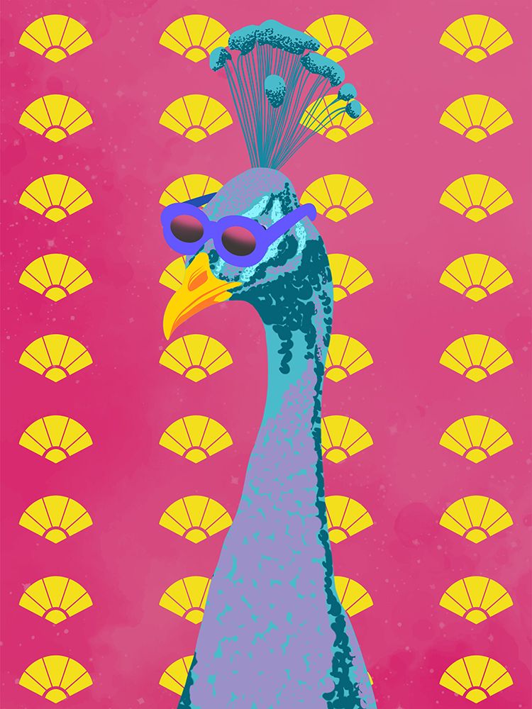 Bright Peacock V2 art print by Marcus Prime for $57.95 CAD