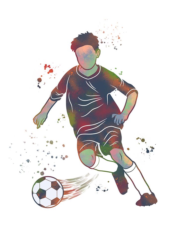 Boy Soccer Player art print by Marcus Prime for $57.95 CAD