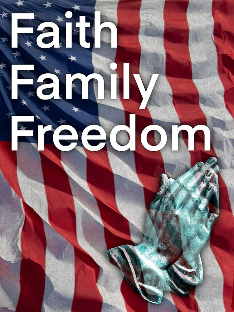 Faith Family Freedom art print by Marcus Prime for $57.95 CAD