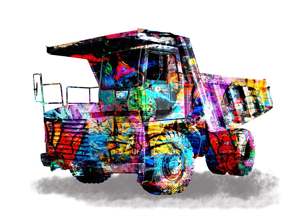 Graffiti Construction 1 art print by Marcus Prime for $57.95 CAD