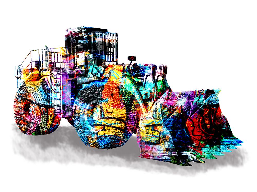 Graffiti Construction 2 art print by Marcus Prime for $57.95 CAD