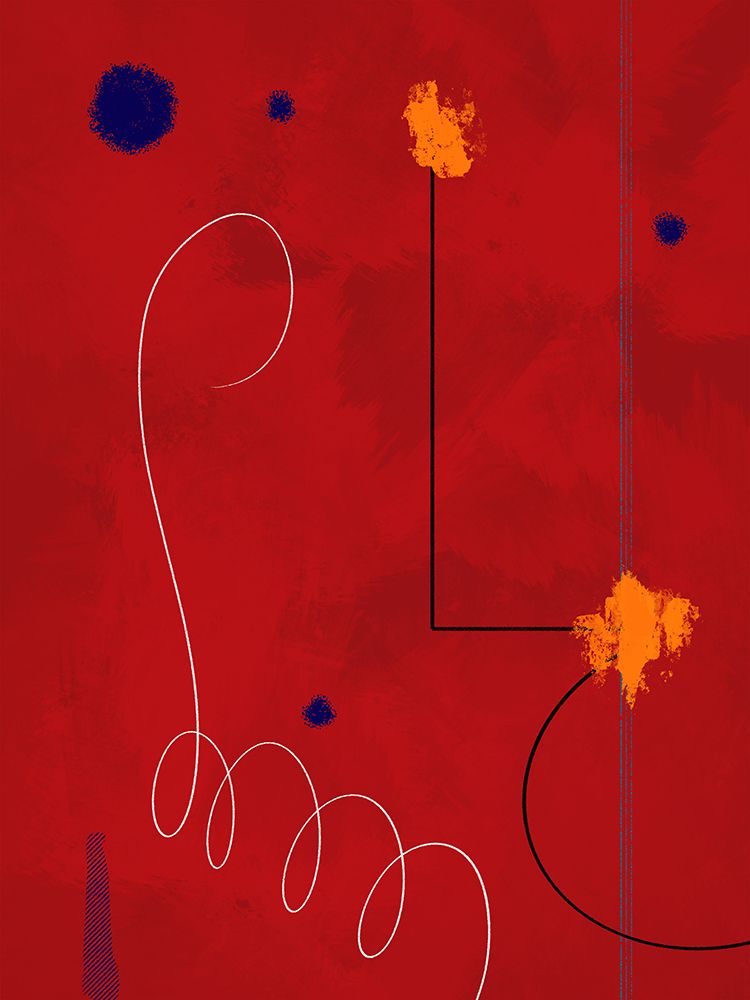 Elevated Red Space art print by Marcus Prime for $57.95 CAD