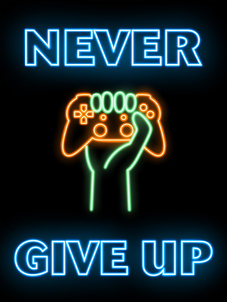 Never Give Up art print by Marcus Prime for $57.95 CAD