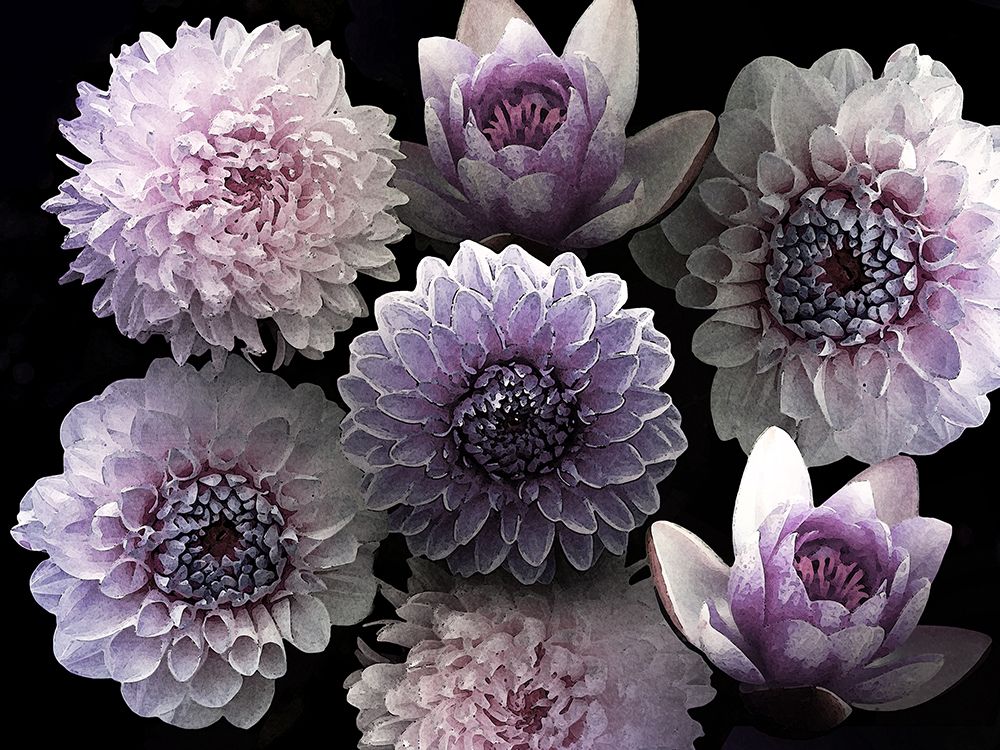 Moody Bouquet 1 art print by Marcus Prime for $57.95 CAD