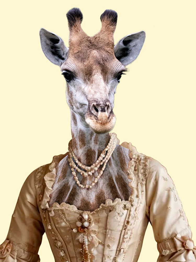 Royal Giraffe art print by Marcus Prime for $57.95 CAD