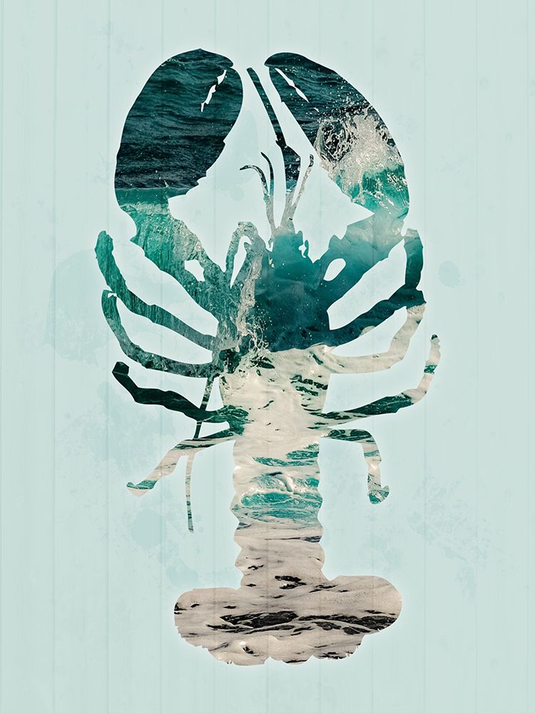Coastal Lobster art print by Marcus Prime for $57.95 CAD
