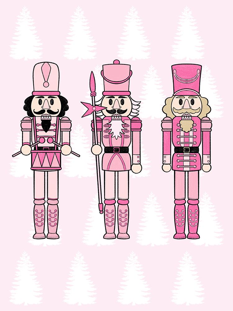 Pink Nutcrackers art print by Marcus Prime for $57.95 CAD