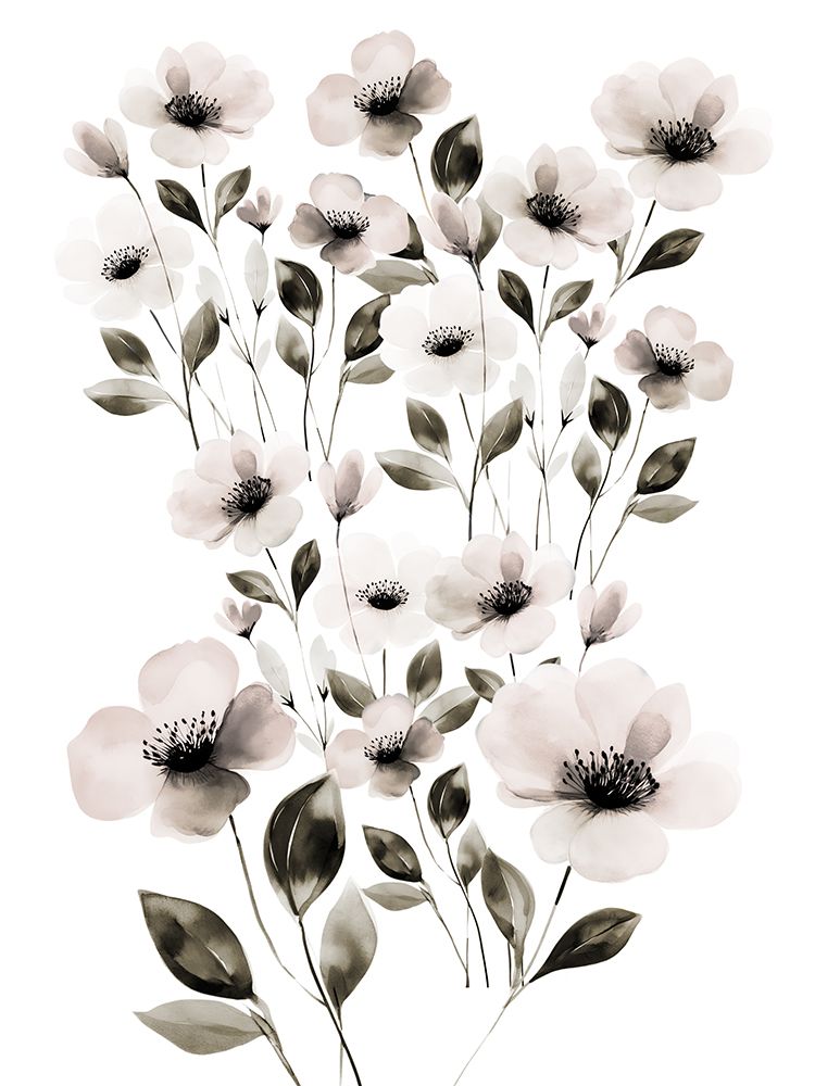 Sophisticated Flower Bunch 1 art print by Marcus Prime for $57.95 CAD