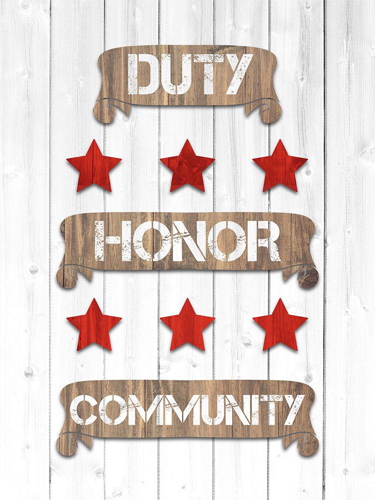 Duty Honor Community art print by Marcus Prime for $57.95 CAD