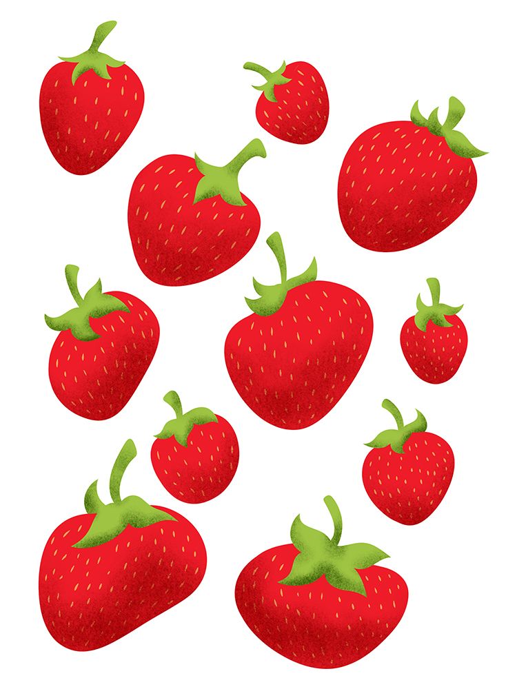 Strawberry Bunch art print by Marcus Prime for $57.95 CAD