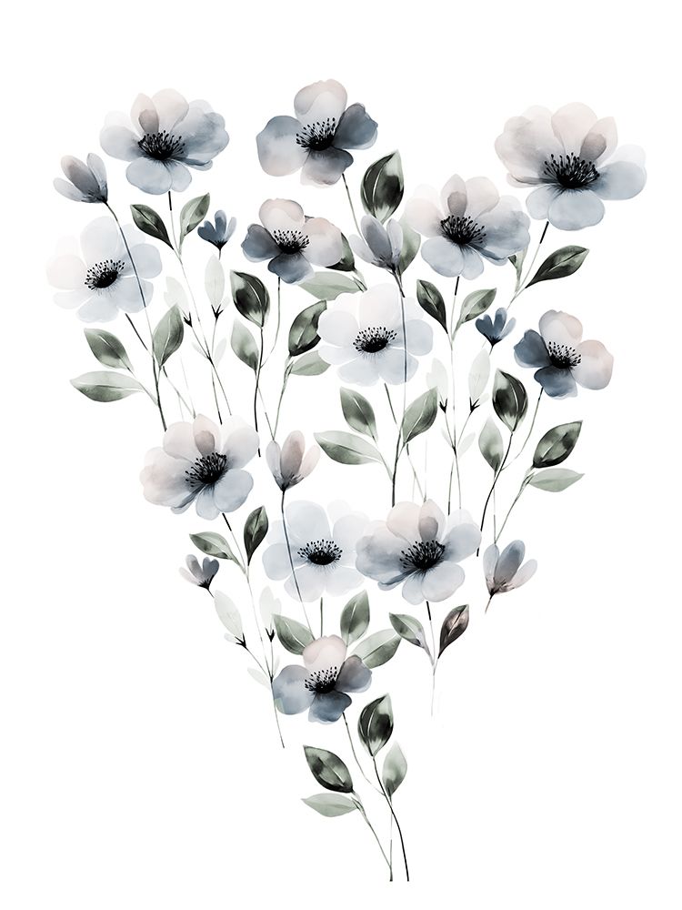 Country Flower Bunch 1 art print by Marcus Prime for $57.95 CAD