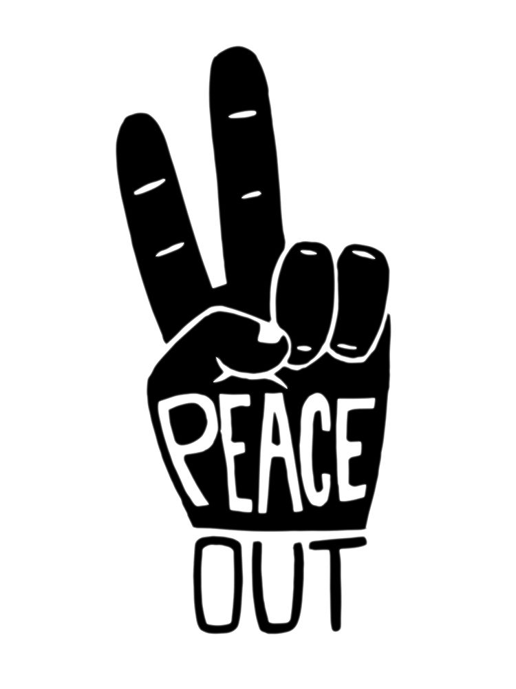 Peace Out art print by Marcus Prime for $57.95 CAD