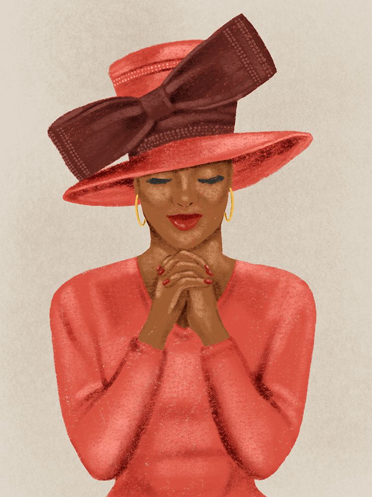 Fancy Praying art print by Marcus Prime for $57.95 CAD