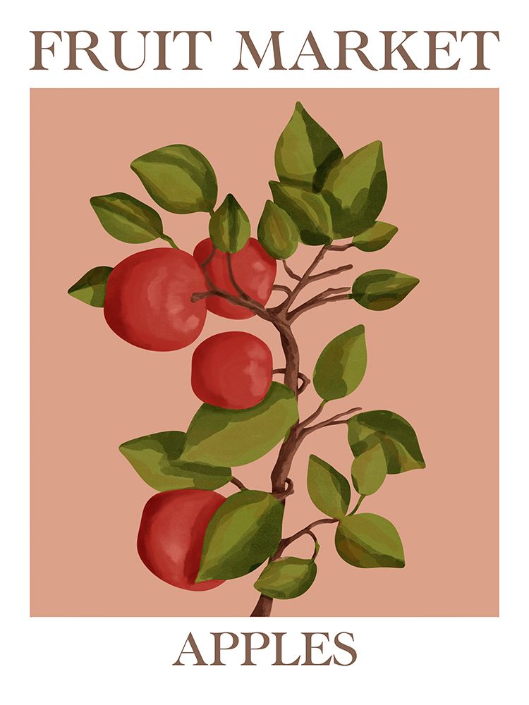 Fruit Market Apples 2 art print by Marcus Prime for $57.95 CAD