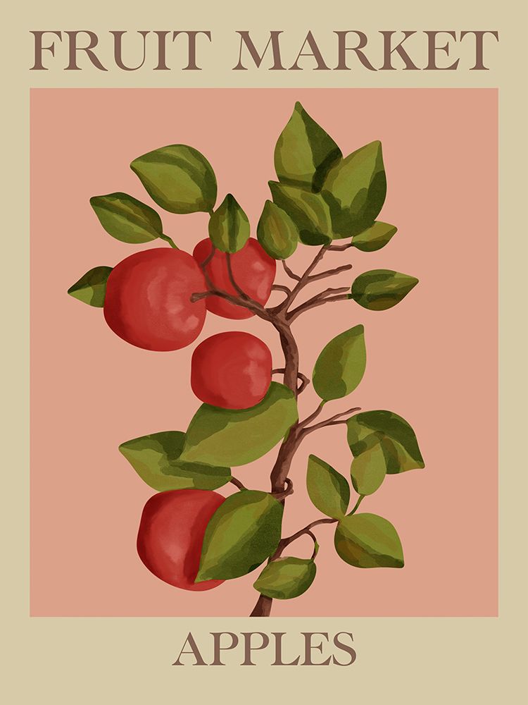 Fruit Market Apples art print by Marcus Prime for $57.95 CAD