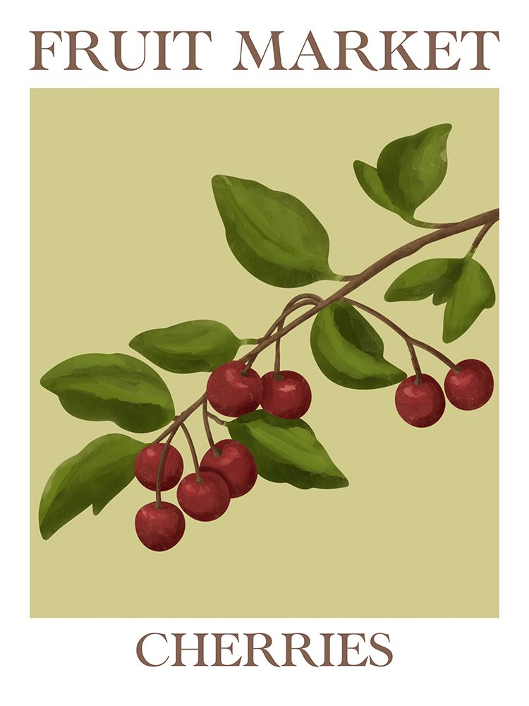 Fruit Market Cherries 2 art print by Marcus Prime for $57.95 CAD