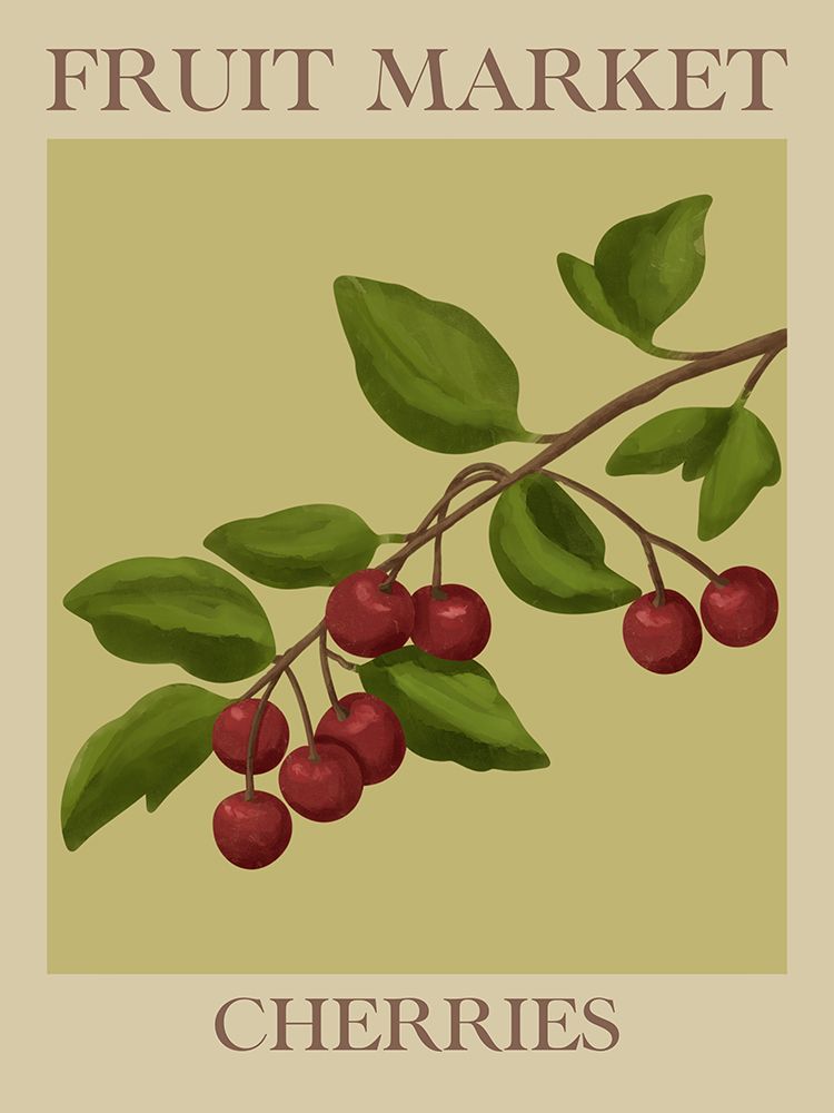 Fruit Market Cherries art print by Marcus Prime for $57.95 CAD