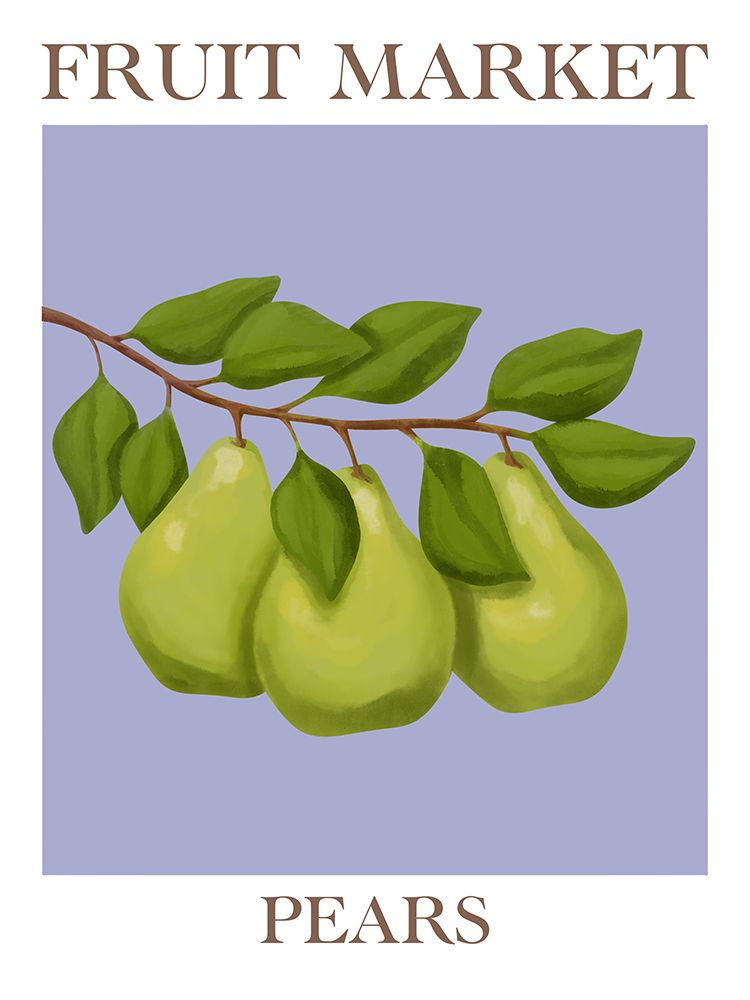 Fruit Market Pears 2 art print by Marcus Prime for $57.95 CAD
