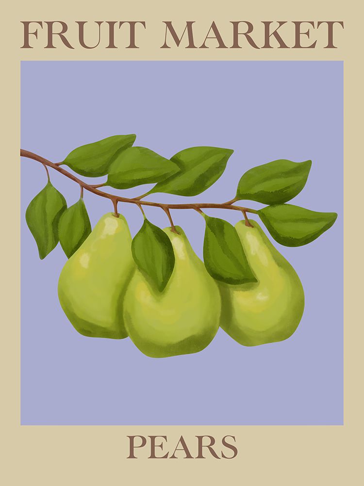 Fruit Market Pears art print by Marcus Prime for $57.95 CAD