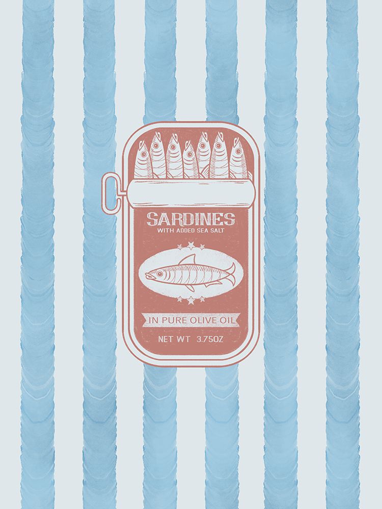 Salty Sardines art print by Marcus Prime for $57.95 CAD
