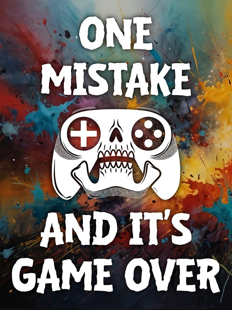 Game Over art print by Marcus Prime for $57.95 CAD