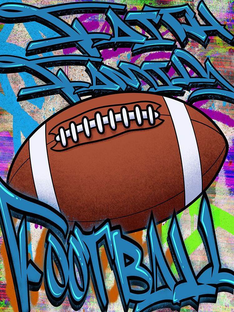 Faith Family Football art print by Marcus Prime for $57.95 CAD