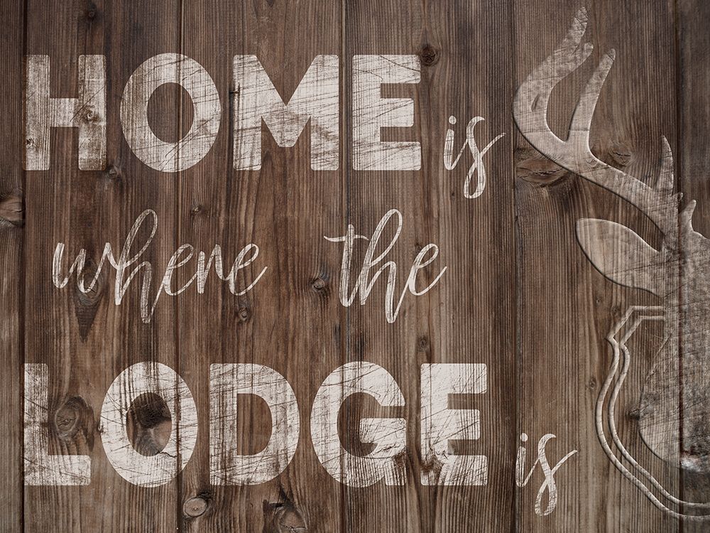 Lodge Home 1 art print by Marcus Prime for $57.95 CAD