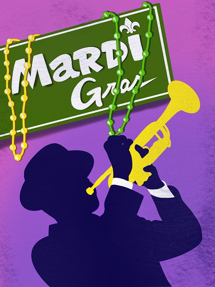 Mardi Gras 3 art print by Marcus Prime for $57.95 CAD