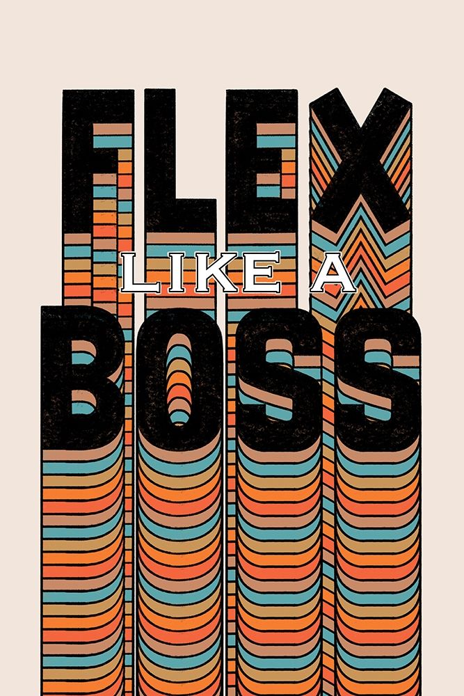 Flex Like A Boss art print by Marcus Prime for $57.95 CAD
