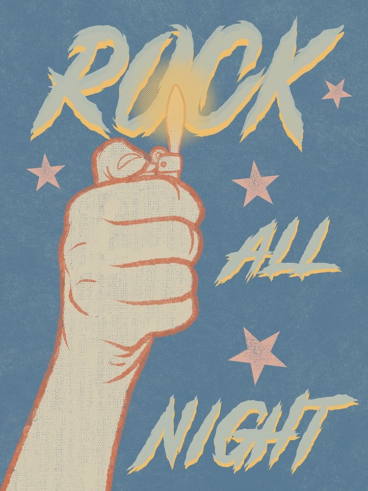 Rock All Night art print by Marcus Prime for $57.95 CAD