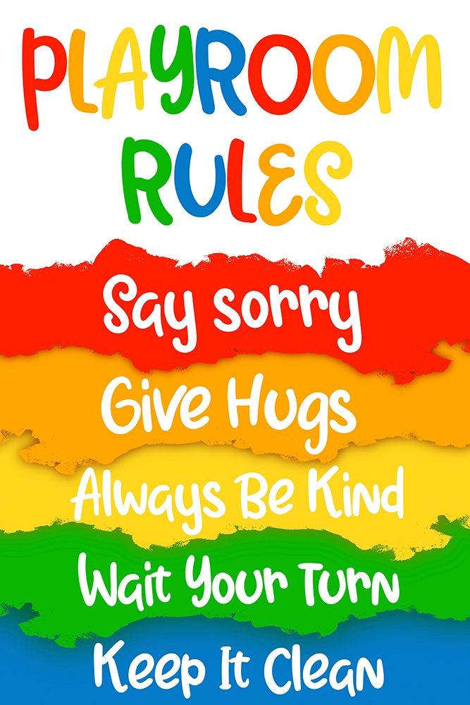Playroom Rules art print by Marcus Prime for $57.95 CAD